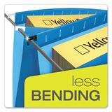 Pendaflex® SureHook Hanging Folders, Letter Size, 1/5-Cut Tabs, Blue, 20/Box (PFX615215BLU) Box of 20