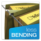 Pendaflex® SureHook Hanging Folders, Letter Size, 1/5-Cut Tabs, Standard Green, 20/Box (PFX615215) Box of 20