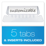 Pendaflex® Desktop File With Hanging Folders, Letter Size, 6" Long, Granite (PFX23054) Each