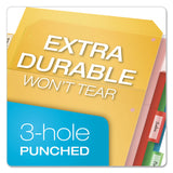 Cardinal® Poly Ring Binder Pockets, 8.5 x 11, Letter, Assorted Colors, 5/Pack (CRD84009) 1 Case of 5