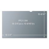 3M™ Antiglare Frameless Filter for 21.5" Widescreen Flat Panel Monitor, 16:9 Aspect Ratio (MMMAG215W9) Each
