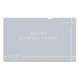 3M™ Antiglare Frameless Filter for 23" Widescreen Flat Panel Monitor, 16:9 Aspect Ratio (MMMAG230W9) Each