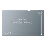 3M™ Antiglare Frameless Filter for 15.6" Widescreen Laptop, 16:9 Aspect Ratio (MMMAG156W9) Each