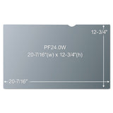 3M™ Frameless Blackout Privacy Filter for 24" Widescreen Flat Panel Monitor, 16:10 Aspect Ratio (MMMPF240W1B) Each