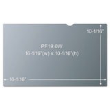 3M™ Frameless Blackout Privacy Filter for 19" Widescreen Flat Panel Monitor, 16:10 Aspect Ratio (MMMPF190W1B) Each