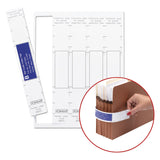 Smead™ Viewables Pocket Label Pulls, 1.63 x 10.13, White, 5/Sheet, 9 Sheets/Pack (SMD68001) Pack of 45