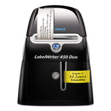 DYMO® LabelWriter 450 DUO Label Printer, 71 Labels/min Print Speed, 5.5 x 7.8 x 7.3 (DYM1752267) Each