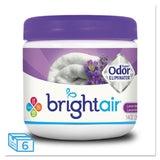 BRIGHT Air® Super Odor Eliminator, Lavender and Fresh Linen, Purple, 14 oz Jar, 6/Carton (BRI900014CT) Case of 6