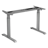 Alera® AdaptivErgo Sit-Stand Two-Stage Electric Height-Adjustable Table Base, 48.06" x 24.35" x 27.5" to 47.2", Gray (ALEHT2SSG) Each
