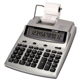 Victor® 1212-3A Antimicrobial Printing Calculator, Black/Red Print, 2.7 Lines/Sec (VCT12123A) Each