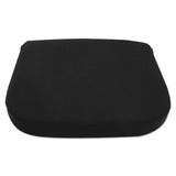 Alera® Cooling Gel Memory Foam Seat Cushion, Fabric Cover with Non-Slip Under-Cushion Surface, 16.5 x 15.75 x 2.75, Black (ALECGC511) Each