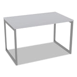 Alera® Alera Open Office Desk Series Adjustable O-Leg Desk Base, 47.25 to 70.78w x 29.5d x 28.5h, Silver (ALELSTB30GR) Each