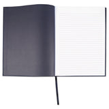 Universal® Casebound Hardcover Notebook, 1-Subject, Wide/Legal Rule, Black Cover, (150) 10.25 x 7.63 Sheets (UNV66353) Each