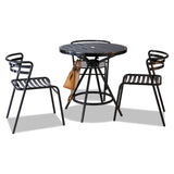 Safco® CoGo Tables, Steel, Round, 30" Diameter x 29.5h, Black, Ships in 1-3 Business Days (SAF4361BL) Each