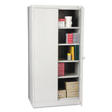 Tennsco 72" High Standard Cabinet (Unassembled), 36w x 24d x 72h, Light Gray (TNN1480LGY) Each
