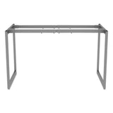 Alera® Alera Open Office Desk Series Adjustable O-Leg Desk Base, 47.25 to 70.78w x 23.63d x 28.5h, Silver (ALELSTB24GR) Each