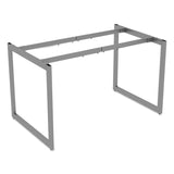 Alera® Alera Open Office Desk Series Adjustable O-Leg Desk Base, 47.25 to 70.78w x 29.5d x 28.5h, Silver (ALELSTB30GR) Each