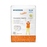 McKesson Unisex Toddler Training Pants Pull On with Tear Away Seams Size 3T to 4T Disposable Heavy Absorbency (1144482_BG) 1/BG