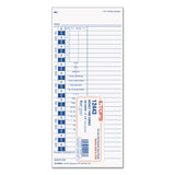 TOPS™ Time Clock Cards, Replacement for 35100-10, One Side, 4 x 9, 100/Pack (TOP12443) Pack of 100