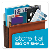 Pendaflex® Heavy-Duty File Pockets, 7" Expansion, Letter Size, Redrope, 5/Box (PFX15444HD) Box of 5