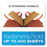 Pendaflex® Six-Section Pressboard Classification Folders, 2" Expansion, 2 Dividers, 6 Fasteners, Legal Size, Red Exterior, 10/Box (PFX2257R) Each