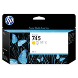 HP HP 745, (F9J96A) Yellow Original Ink Cartridge (HEWF9J96A) Each
