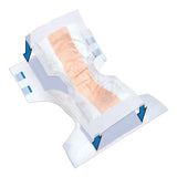 Tranquility® Top Liner® Contour Booster Pad 14 X 32 Inch Heavy Absorbency Super Absorbent Core One Size Fits Most (722310_BG) 12/BG
