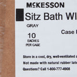 McKesson Sitz Bath Round Graphite Plastic 2000 mL Bag Graduated, 500 mL Increments up to 2000 mL (1028137_EA) 1/EA