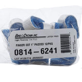 Bird & Cronin Finger Cot Splint One Size Fits Most Without Fastening Finger Blue / Silver (479115_EA) 1/EA