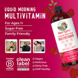 Mary Ruth's® Liquid Morning Multivitamin Dietary Supplement Vitamin A / C / D / E 80 mcg - 8 mg - 1.7 mcg - 1.5 mg Strength Liquid 30 oz. Raspberry Flavor (1271761_EA) 1/EA