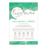 Whole Story Meals Oral Supplement Kale Quinoa Berry Flavor 16 oz. Pouch Powder (1223928_EA) 1/EA