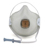 Moldex® N95 Particulate Disposable Respirator with Valve, Gray, Medium/Large, Box of 10 (HOS2700N95) Box of 10