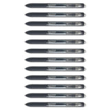 Paper Mate® InkJoy Gel Pen, Retractable, Fine 0.5 mm, Black Ink, Black Barrel, Dozen (PAP1951720) 1 Dozen