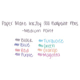Paper Mate® InkJoy 300 RT Ballpoint Pen Retractable, Medium 1 mm, Assorted Ink and Barrel Colors, 8/Pack (PAP1945921) Pack of 8