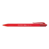Paper Mate® InkJoy 100 RT Ballpoint Pen, Retractable, Medium 1 mm, Red Ink, Translucent Red Barrel, Dozen (PAP1951252) 1 Dozen