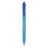 Paper Mate® InkJoy 100 RT Ballpoint Pen, Retractable, Medium 1 mm, Blue Ink, Translucent Blue Barrel, Dozen (PAP1951253) 1 Dozen