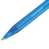 Paper Mate® InkJoy 100 RT Ballpoint Pen, Retractable, Medium 1 mm, Blue Ink, Translucent Blue Barrel, Dozen (PAP1951253) 1 Dozen