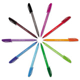 Paper Mate® InkJoy 100 Ballpoint Pen, Stick, Medium 1 mm, Eight Assorted Ink and Barrel Colors, 8/Pack (PAP1945932) Pack of 8