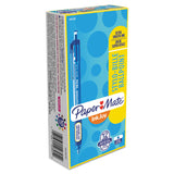 Paper Mate® InkJoy 300 RT Ballpoint Pen, Retractable, Medium 1 mm, Blue Ink, Blue Barrel, Dozen (PAP1951259) 1 Dozen
