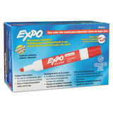 EXPO® Low-Odor Dry-Erase Marker, Broad Chisel Tip, Red, Dozen (SAN80002) 1 Dozen