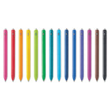 Papermate® InkJoy Gel Pen, Retractable, Medium 0.7 mm, Assorted Ink and Barrel Colors, 14/Pack (PAP1959302) Pack of 14
