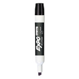 EXPO® Low-Odor Dry-Erase Marker, Broad Chisel Tip, Black, Dozen (SAN80001) 1 Dozen