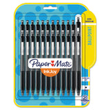 Paper Mate® InkJoy 300 RT Ballpoint Pen, Refillable, Retractable, Medium 1 mm, Black Ink, Black Barrel, 24/Pack (PAP1945925) Pack of 24