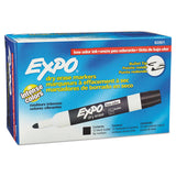 EXPO® Low-Odor Dry-Erase Marker, Medium Bullet Tip, Black, Dozen (SAN82001) 1 Dozen