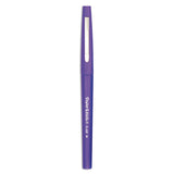 Paper Mate® Point Guard Flair Felt Tip Porous Point Pen, Stick, Medium 0.7 mm, Purple Ink, Purple Barrel, Dozen (PAP8450152) 1 Dozen