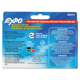 Expo® Low-Odor Dry-Erase Marker, Broad Chisel Tip, Assorted Colors, 4/Set (SAN80074A) Each