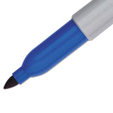 Sharpie® Fine Tip Permanent Marker Value Pack, Fine Bullet Tip, Blue, 36/Pack (SAN1920932) Box of 36