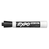 EXPO® Low-Odor Dry-Erase Marker, Broad Chisel Tip, Black, Dozen (SAN80001) 1 Dozen