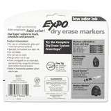Expo® Low-Odor Dry-Erase Marker, Fine Bullet Tip, Assorted Colors, 8/Set (SAN86601A) 8 ST