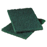 Scotch-Brite™ PROFESSIONAL Heavy Duty Scouring Pad 86, 6 x 9, Green, 12/Pack, 3 Packs/Carton (MMM86CT) Case of 36